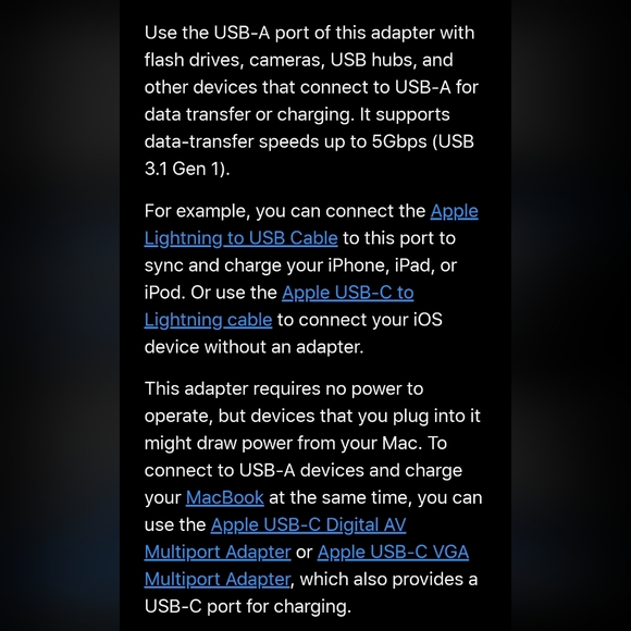 NEW! Apple USB-C to USB Adapter! Unopened Box!! - Picture 8 of 10